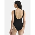 thumbnail image 2 of No Boundaries Women's and Women's Plus Crinkle One Piece Swimsuit, Sizes XXS-XXL, 2 of 5