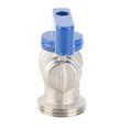 thumbnail image 1 of Water Shut Off Valve, Angle Valve Brass 1/2 X 3/4 Inch  for Toilet, 1 of 7