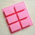 thumbnail image 4 of HomeLife Rectangular Silicone Handmade Soap Mold 6 Cavity Cake Mold 2pcs Non-Stick Cake Mold Chocolate Dessert Molds, 4 of 7