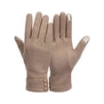 thumbnail image 3 of Spencer Women's Touchscreen Gloves, Winter Warm Thermal Soft Lined Thick Texting Gloves Windproof Driving Gloves for Ladies "Khaki", 3 of 7