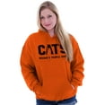 thumbnail image 4 of Cats Because People Suck Funny Cool Unisex Plus Fleece Graphic Hoodie Brisco Brands 2X, 4 of 6