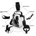 thumbnail image 5 of HELLHERO Horse Ink Painting Design Messenger Bag Sling Bag for Women Polyester Crossbody Bags with Adjustable Strap, 5 of 7
