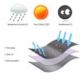 thumbnail image 4 of Wicker Swing Seat Cover Waterproof Patio Egg Chair Covers Wicker Egg Swing Chair Covers Dust-proof Outdoor Chair Cover UV Protection Hanging Chair Cover Furniture Protector Cover Built-in Tighten Rope, 4 of 10