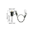 thumbnail image 2 of Uxcell Quick Release Pin Ball Locking Pin 304 Stainless Steel Fastening Safety Locating Pins 1/4" x 0.79", 2 of 7