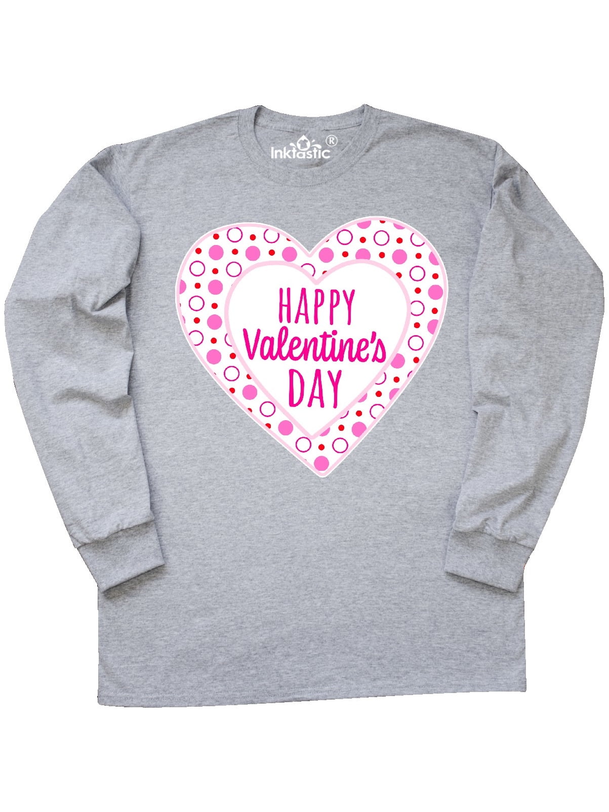 INKtastic - Happy Valentine's Day Pink Hearts and Dots ...