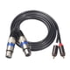 thumbnail image 1 of Audiophile Cable de Audio RCA Macho a XLR Hembra Cable de Extensión de Audio Enchufe , macho a XLR hembra CUTICAT Línea de interconexión de micrófono, 1 of 8
