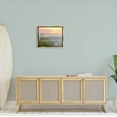 thumbnail image 2 of Stupell Industries Ocean Shore Reeds Sunset Horizon Photograph Metallic Gold Floating Framed Canvas Print Wall Art, Design by Mary Lou Photography, 2 of 6
