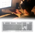 thumbnail image 4 of Keycaps,106 Keys Keycaps,OEM  For 61/87/104 Keys Keyboards,OPQ Opaque Matte Keycaps,Two Color Injection Protective Keycaps,for Mechanical Keyboard, 4 of 8