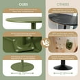 thumbnail image 6 of WestinTrends Playa 41.25" Adjustable Metal Round Bar Height Table, Olive Green, 6 of 12
