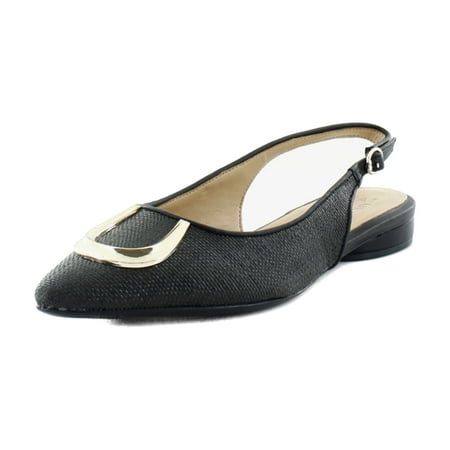 

Naturalizer Bixby 2 Women s Flats Black Straw Fabric Size 8.5 W