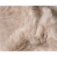 thumbnail image 2 of Luxe Gordon Faux Sheepskin Rug Tan 2x3 Feet 1-Piece Soft Texture, 2 of 3