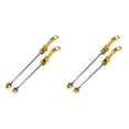 thumbnail image 2 of Eigraketly 1 par de pinchos de aleación ZTTO portátiles coloridos anodizados eje de acero de liberación rápida pinchos de ciclo componentes accesorios Oro 2piezas Eigraketly CBP203701, 2 of 5