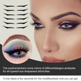 thumbnail image 4 of PVCS 6Pairs Reusable Eyelid Stickers Instant Outline Winged Lid Cosmetic Easy Applica, 4 of 6