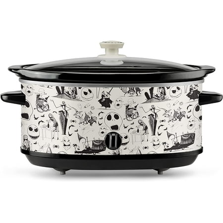 Nightmare Before Christmas 7-qt Sketch Pattern Slow Cooker