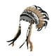 thumbnail image 2 of Sombrero de jefe indio americano, de plumas artificiales, diadema para fiesta, 2 of 9