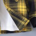 thumbnail image 5 of Xyant Toddler Boy Clothes Fall Winter Outfits 2-7 Years Little Boys Plaid Hooded Button Top & Sweatpants Set 2Pcs, 5 of 7