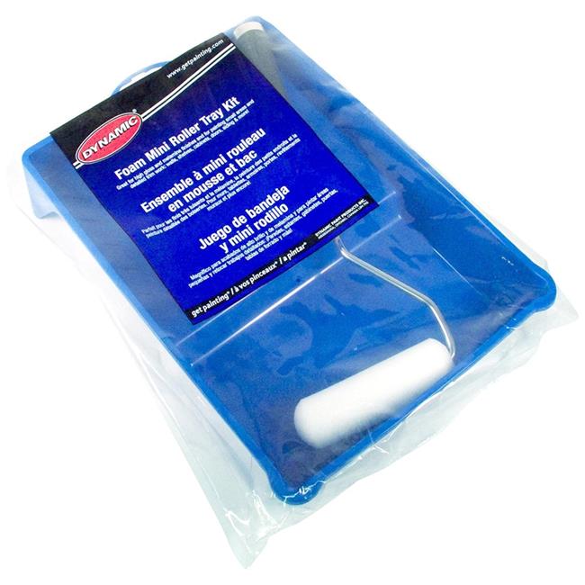Dynamic 217051 100 mm Mini Foam Paint Roller with Tray Kit