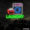 thumbnail image 4 of Craftnamesign Laundry Neon Sign, Laundry Shop LED Sign, Laundry Room Decor, 4 of 4