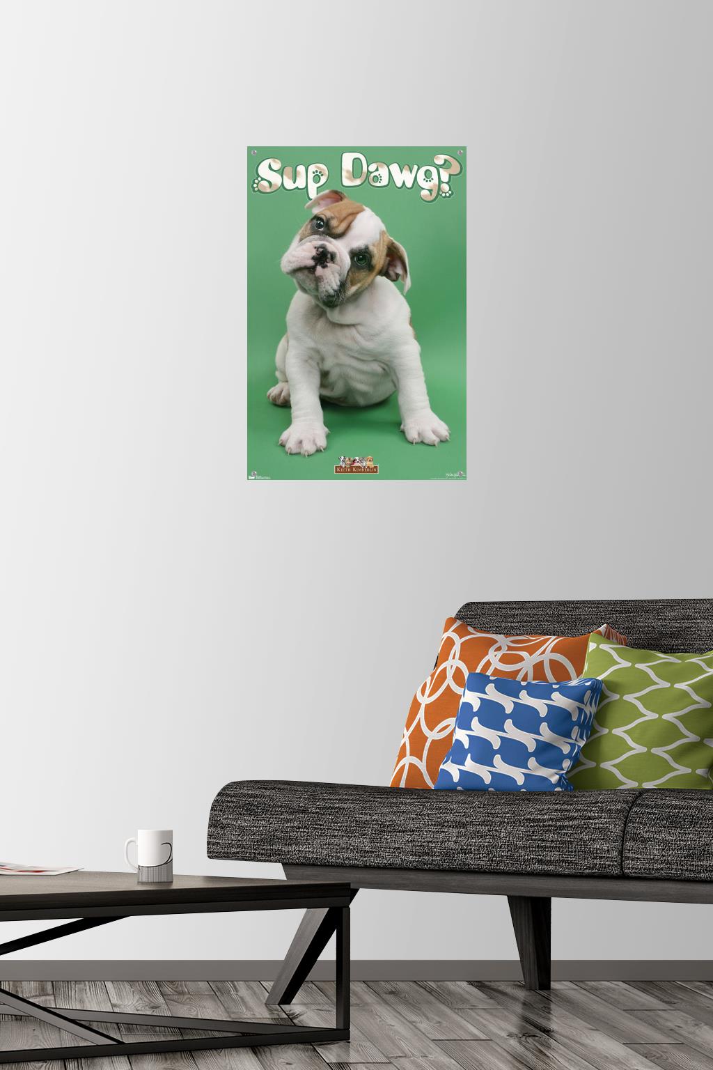 Keith Kimberlin - Sup Dawg Wall Poster with Push Pins, 14.725" x 22.375"
