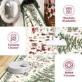 thumbnail image 5 of HOMERRY Xmas Rug Christmas Home Decor Tree Border Area Rug Washable Non-slip 4' x 6' Modern Throw Rug for Living Room Indoor Green/Beige Carpet, 5 of 5