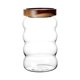 thumbnail image 3 of Tarro de almacenamiento de vidrio, botella de almacenamiento sellada tarro de almacenamiento de alimentos transparente, tanque de almacenamiento para Hilo de 700ML perfecl tarro de almacenamiento, 3 of 8
