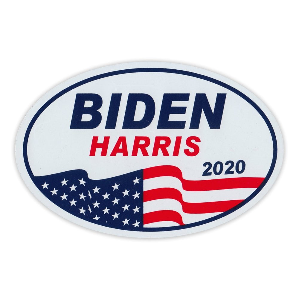 Oval Political Campaign Magnet Joe Biden Kamala Harris 2020 United States Flag Magnet 6 X 4 Magnetic Bumper Sticker Walmart Com Walmart Com