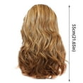 thumbnail image 3 of Mishuowoti wigs human hair glueless wigs human hair pre plucked pre cut wig for women Women's Heat Hair Blonde Long Curly Full Wig Brown One Size, 3 of 6