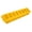 Yellow, variant on Plastic Flip Top Chicken Feeders, No Mess Quail Feeder, 30cm Plastic Small Poultry Feeder Drinker, Feeding Tray with Holes Poultry Trough for Pigeon Parrots Chicks Quail Duck Bird - Yellow