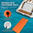 thumbnail image 5 of KFFKFF Water Lily Mat, Spacious 18x6 FT Water Float Pad, Durable 3-Layer Dock for Family, 1.3" Thick XPE Foam Island, Ideal for Lakes, Pools, Oceans, Beaches, and Boating Activities, 5 of 9