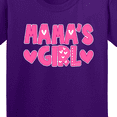thumbnail image 4 of Inktastic Mama's Girl Pink with Hearts Youth T-Shirt, 4 of 5