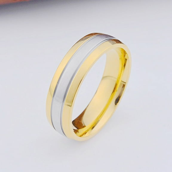 High end versatile and fashionable zircon couple ring