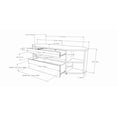 thumbnail image 2 of Nexera Blvd Corner TV Stand, White, 2 of 3
