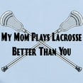 thumbnail image 2 of CafePress - Lacrosse My Mom Plays Better Infant Bodysuit - Baby Light Bodysuit, Size Newborn - 24 Months, 2 of 4