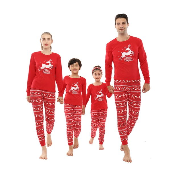 Details about   Pyjama Family Matching Clothes Christmas Pajamas Set Women Baby Kids Elf 