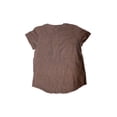 thumbnail image 2 of Cotton on Women's the One Crew Tee, washed rich chocolate, Size S, 2 of 2