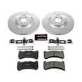 thumbnail image 3 of PowerStop Front Z23 Evolution Sport Carbon-Fiber Ceramic Brake Pad and Drilled & Slotted Rotor Kit Fits: FORD Select Models K6400, 3 of 10