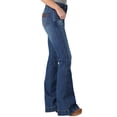 thumbnail image 2 of Wrangler Womens 112328274   Retro High Rise Trouser 33x36 Denim, 2 of 2