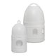 thumbnail image 1 of 2 piezas bebedero automático para pájaros, comedero profesional a prueba de fugas para pájaros. 1L 10L Blanco, 1 of 9