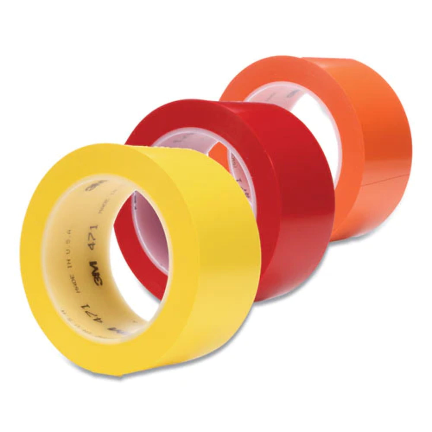 3m 471IWRED Vinyl Floor Marking Tape 471, 2" X 36 Yds, Red