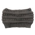 thumbnail image 1 of Jumpingount Diadema cálida, agradable a la piel, ligera, portátil, gorro de lana, gorros suaves de invierno, gorros elásticos retorcidos para Sombreros Gris oscuro, 1 of 6
