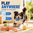 thumbnail image 2 of MGEZCOO Puppy Toys 8 Pack, Dog Rope Loop Toys for Small Medium Dogs, Colorful Braided Rope Chew Toys for Puppy Teething, Tug, Toss and Everyday Play, 2 of 8