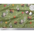 thumbnail image 3 of Soimoi Poly Georgette Fabric,Strawberry & Peony Floral Print Fabric by The Yard 42 Inch Wide, 3 of 3