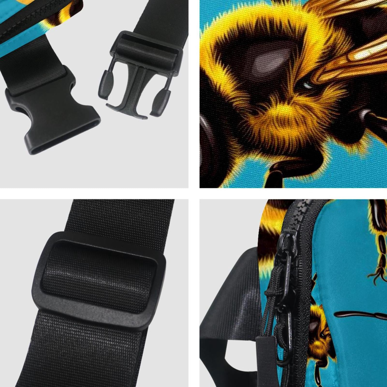 Starry Bee Lightweight Adjustable Waist Pack with Extension Strap - Unisex Fanny Pack Money Belt