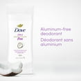 thumbnail image 2 of Dove Aluminum Free Déodorant for Soft Underarms, for Soft Underarms, Coconut & Pink Jasmine Scent, 2 of 7