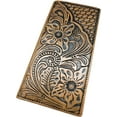 thumbnail image 5 of Floral Embossed Tooled Leather Long Wallet, 5 of 9