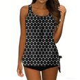 thumbnail image 1 of Camisetas de Mujer Vestido Casual sin Mangas Floral Estampado Túnica con Empuje Acolchado Traje de Baño Set de Blusa para las Mujeres Vestido Tops Y Blusas, 1 of 8