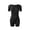 black, variant on Women’s Seamless Shapewear Bodysuit Tummy Control Stretch One Piece Slim Fit Romper