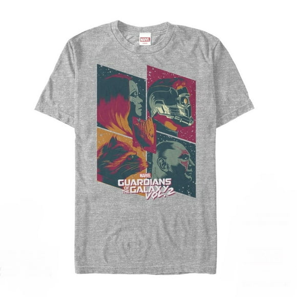 Men's Marvel Guardians of the Galaxy Vol. 2 Team Five T-Shirt - Athletic Heather - 3X Large