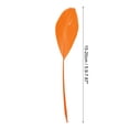 thumbnail image 2 of Uxcell 6-8 Inch Goose Feathers, 50 Pack Bulk Natural Feathers for Crafts Style 4, Orange, 2 of 5