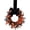Orange, variant on Mini Halloween Wreath, 8.6 Inch Artificial Black Grapevine Wreath with Velvet Bow for Cabinet, Window, Wall and Tabletop Gothic Decor
